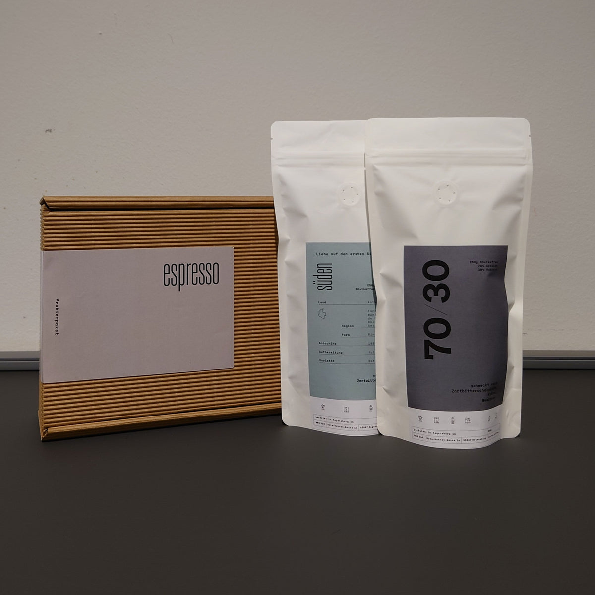 Geschenkpaket - Espresso - dunkel