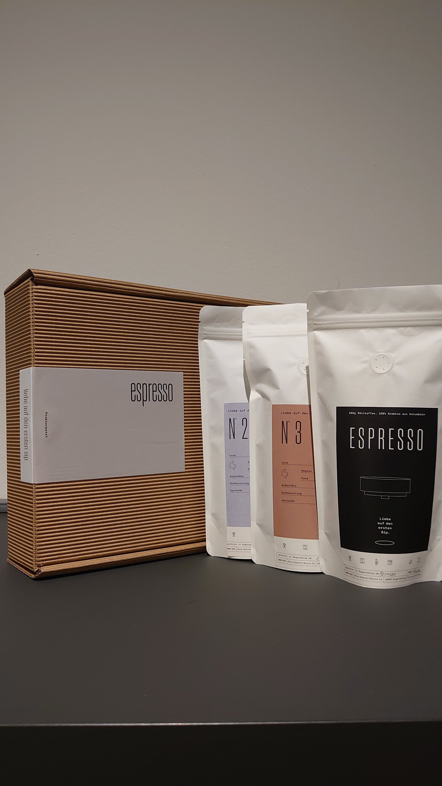 Geschenkpaket - Espresso - groß